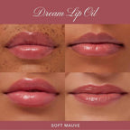 Summer Fridays Dream Lip Oil - Hydrating Tinted Lip Gloss Oil - Non-Sticky Formula With Skincare Benefits For Long-Lasting Softness + Shine - Effortless Beauty Gifts - Soft Mauve (0.15 Oz)