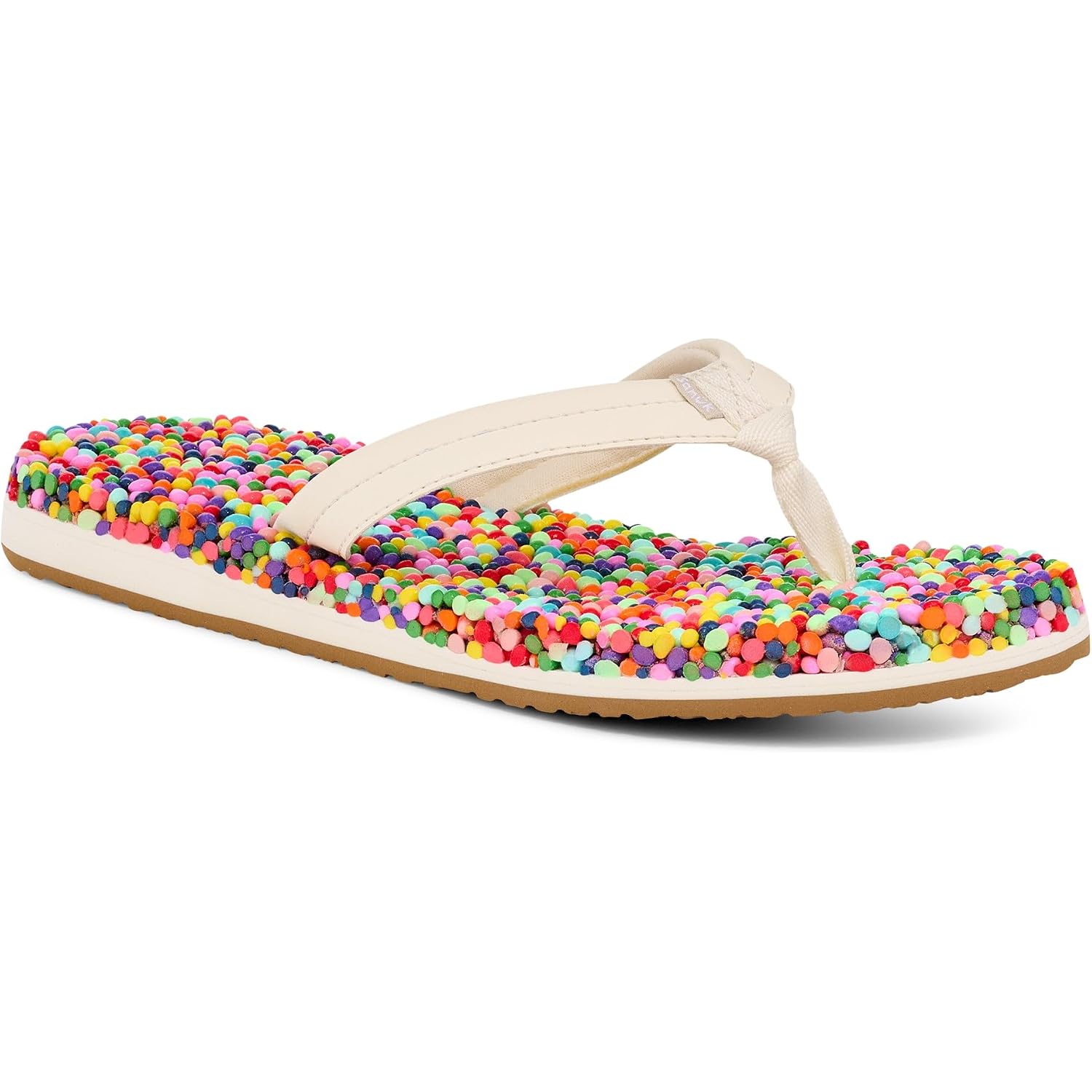 Sanuk Womens Bubblecush | Flip Flops For Women | Yoga Sandals For Women | Women'S Beach Sandals | Comfort Footbed