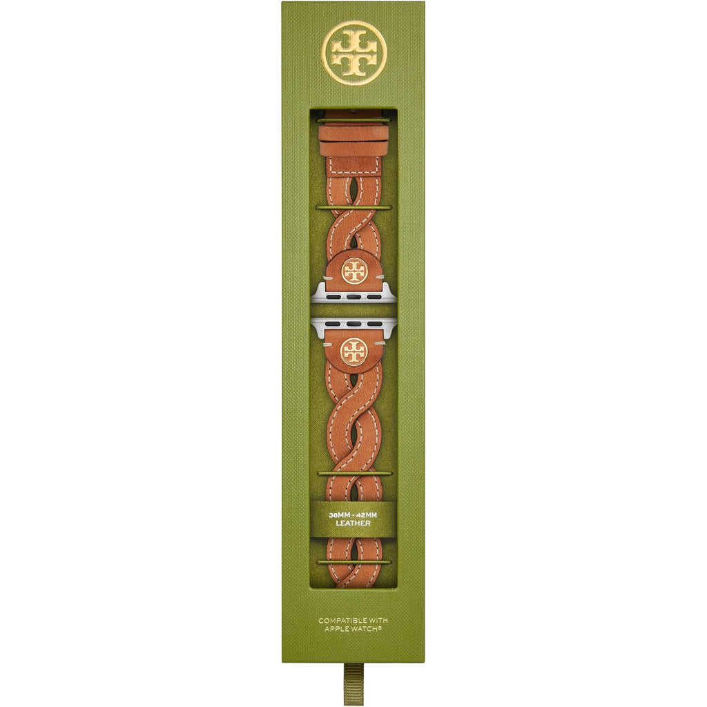 Tory Burch Women'S Braided-Leather 38/40/41/42Mm Band For Apple Watch®