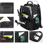 52L Extra Large Travel Backpack For Men&Women, Fit 17.3" Laptops | Lifetimewarranty, Large Capacity, Long-Term Durability, Tsa Friendly,Anti-Theft,Water Resistant,Business,College Rucksack Bag