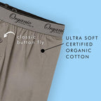 Organic Signatures Men'S Boxers Organic Cotton, Soft Boxers For Men, 3-Pack