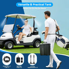 Portable Misting System, Outdoor Water Misters For Outside Patio Umbrella Cooling With Rechargeable Water Pump (Consecutive 8Hrs), 9L Bucket, 26Ft Hose, For Tailgating, Camping, Canopy, Sport