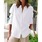 Button Down Shirts for Women Oxford Shirt Cotton Dress Shirts Collared Long Sleeve Wrinkle Free Blouse Tops