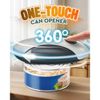 Zoomsnail Electric Can Opener, Automatic Rechargeable Can Openers With One-Touch Smooth Edge & Magnetic Lid - Hands-Free Easy-Grip Opener For Seniors With Arthritis And Most Cans