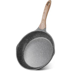 JEETEE 8 Inch Nonstick Frying Pan For Egg, Nonstick Omelette Skillet with Soft Touch Handle, All Stove Induction Compatible