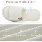 Open Toe Slippers For Women With Memory Foam Slip On House Slippers Indoor Outdoor Anti-Skid Soft Birthday Gifts For Women Her Mom