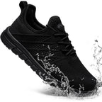Non Slip Work Shoes For Women Slip On Sneakers Water Resistant Shoe Slip Resistant Food Service Zapatos Antideslizantes Para Mujer, Black Us 5-11