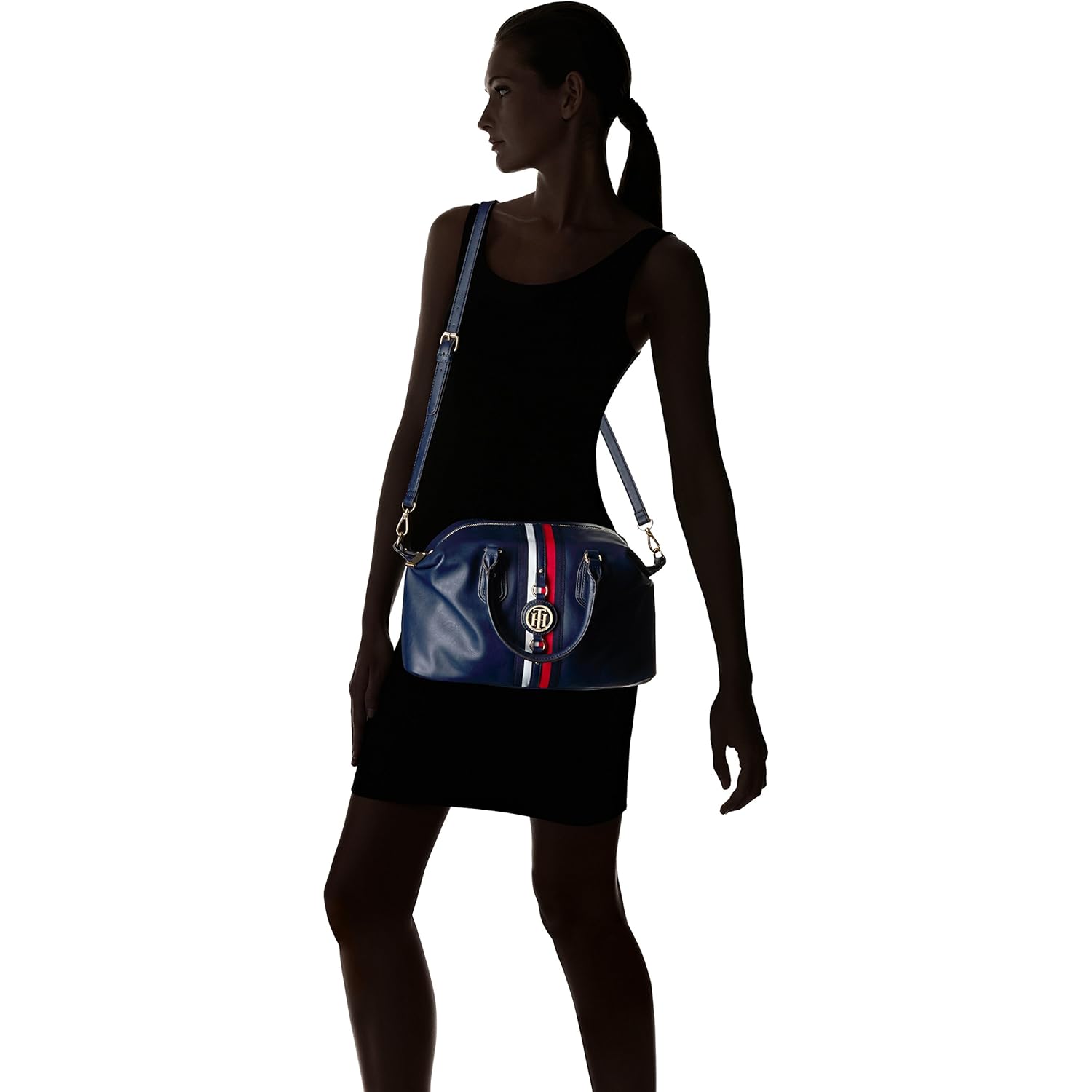 Tommy Hilfiger Women's Jaden Satchel Crossbody Bag