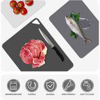Wk Flexible Plastic Cutting Boards Mats For Kitchen, Flexible Non Slip Cutting Mat, Thin Cutting Sheets, Bpa Free, Dishwasher Safe, Multi Sizes
