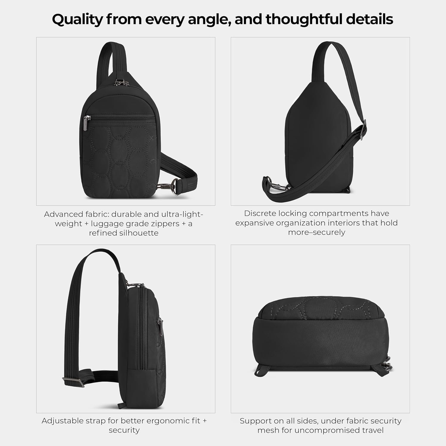 Travelon Anti-Theft Runways Small Sling