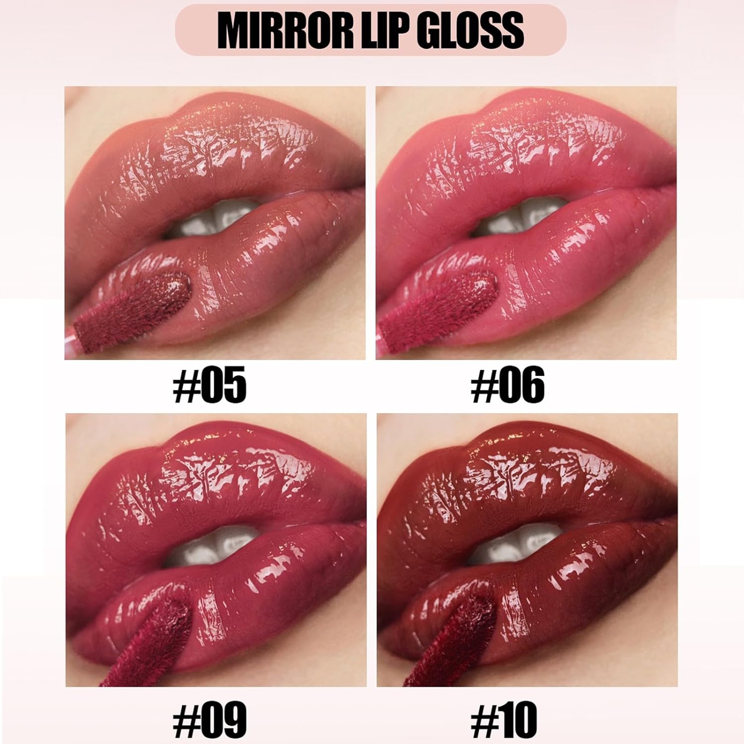 12 Pcs Liquid Lipsticks Lip Gloss Set with Matte,Glossy and Glitter Lip Makeup Long-Lasting Waterproof Lip Stain for Gift and Women