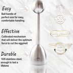 NobleEgg Egg Topper Opener Cracker Tool | Easily Cut and Remove the Top of Soft-Boiled Eggs