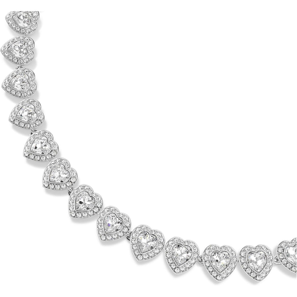 Swarovski Ariana Grande Collection, Clear Crystal & Pearls, Rhodium Finish, Necklaces, Earrings and Bracelets