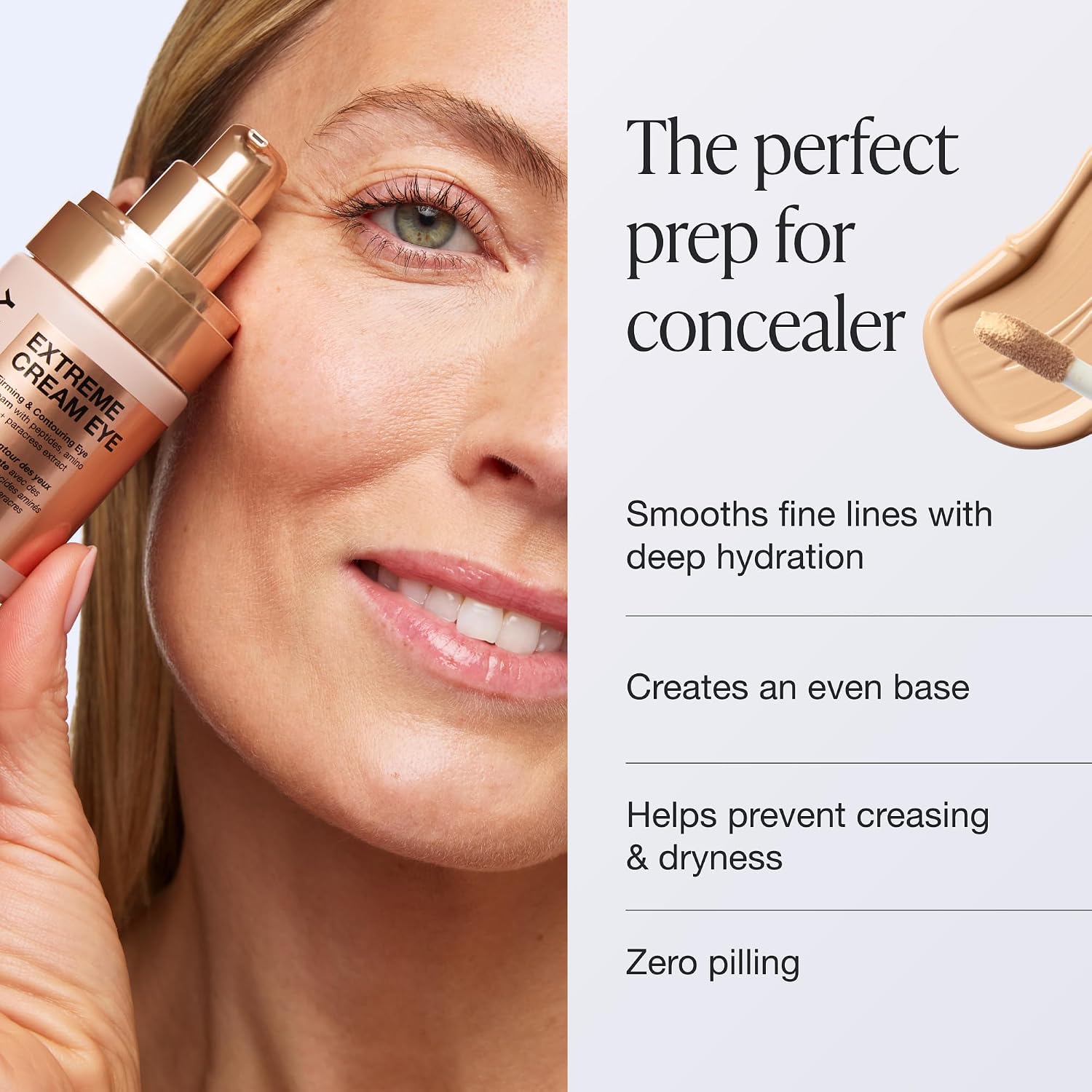 Innbeauty Project Extreme Cream Eye Firming & Contouring Eye Cream With Peptides & Botanicals, Refillable 0.5 Oz (15Ml)