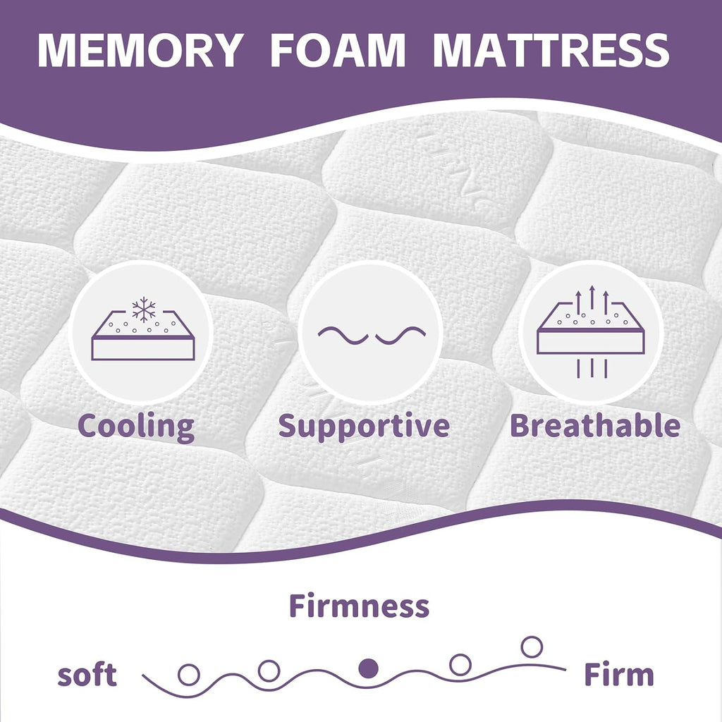 Queen Mattress, 12 Inch Cooling Hybrid Queen Mattress In A Box, Medium Firm With Gel Memory Foam & Individual Pocket Springs, Motion Isolation, Pressure Relief, Certipur-Us