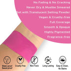 Ccbeauty Hot Pink Face Paint Stick, Face Painting Kit, Full Coverage Sfx Makeup Foundation, Professional Non-Toxic Body Paint For Halloween Costume Cosplay Party, For Barbie, Panther, Catrina Makeup