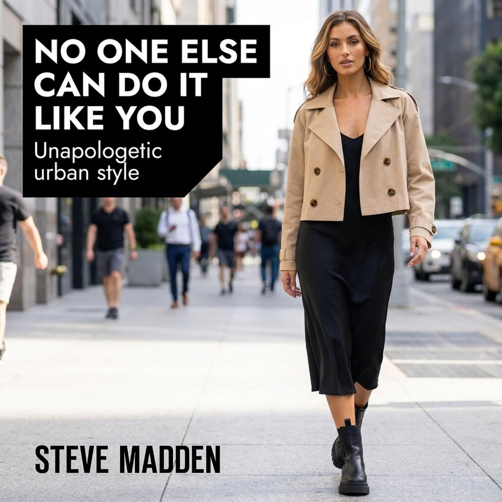 Steve Madden Women'S Oversized Cropped Lapel Jacket — Relaxed Fit, Double-Breasted Spring Trench Coat