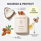 Pre-Swim Saltwater & Chlorine Hair Protectant, Leave In Conditioner For Swimming, Pool & Beach For Dry Frizzy, Color Treated Hair & Extensions, Tropical Coconut Pineapple Scent, 6.8 Fl Oz