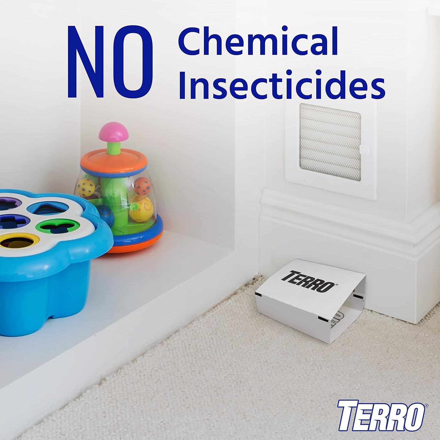 Terro Spider & Insect Trap, 10-Pack Sticky Glue Traps | Kills Roaches, Spiders, Ants, Cockroaches, Crickets, Indoor Bug Catcher Pest Control Traps, 4.25 In X 10 In, T3206-10