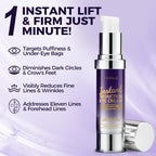 Tuggle Instant Eye & Face Tightening Serum, Instant Lift Eye Gel Cream Rapid Improve Under Eye Bags And Puffiness, Tightener Wrinkles & Fine Lines Fast, For Women & Men In Minutes, 0.70 Oz