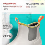 Furuian Men'S Deck Boots Fishing Boots Waterproof Rain Boots Ankle Booties Slip On Neoprene Rubber Footwear Chelsea Boots Men Botas Para Hombre For Gardening Fishing Boating Camping Sailing
