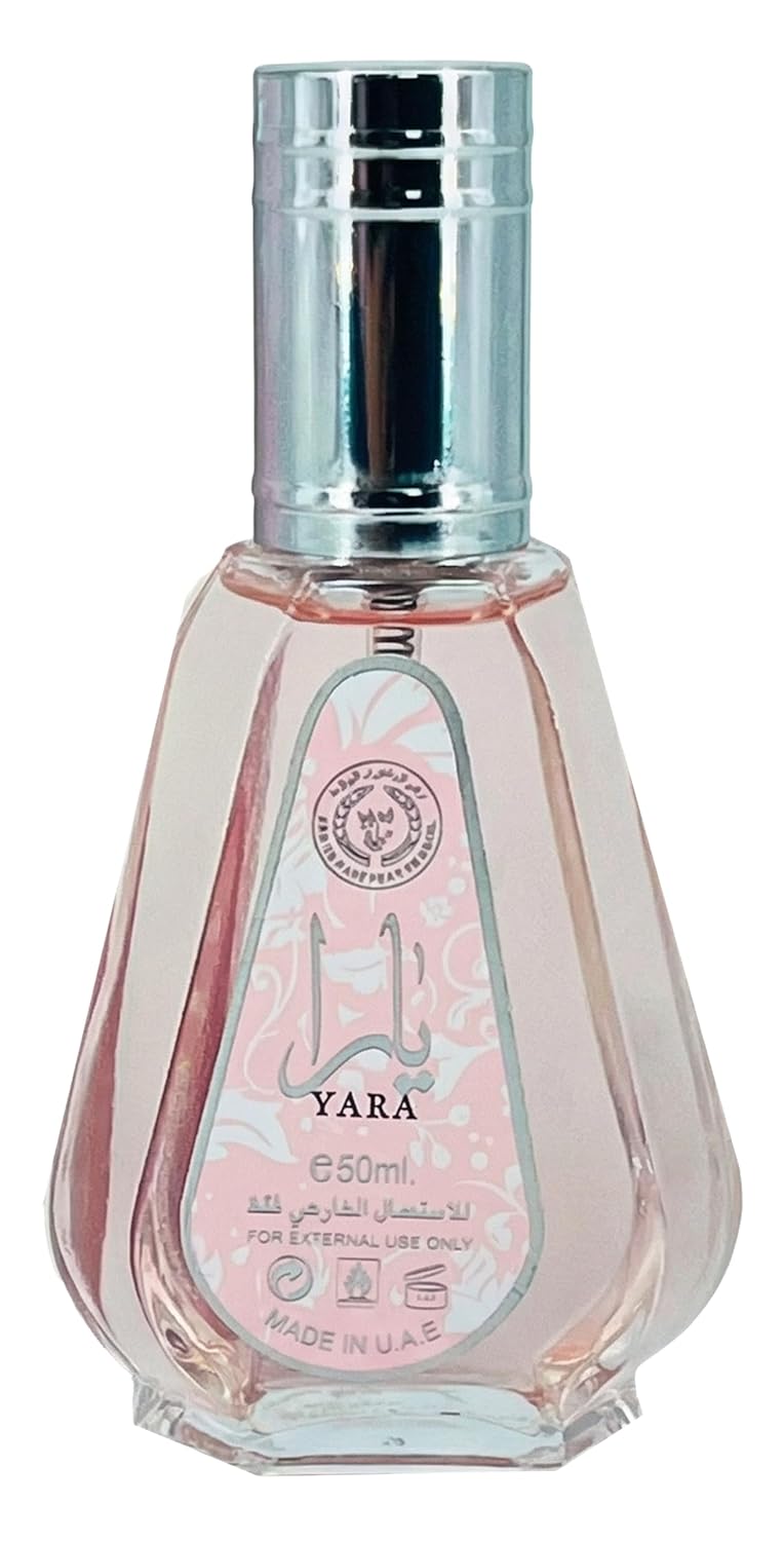 Ard al Zaafaran Yara – Floral, Fruity, Gourmand, Sweet, Musky – Eau de Parfum Spray Long-Lasting Fragrance for Women, 1.7 Ounce / 50ml | for Women, 1.7, Ounce