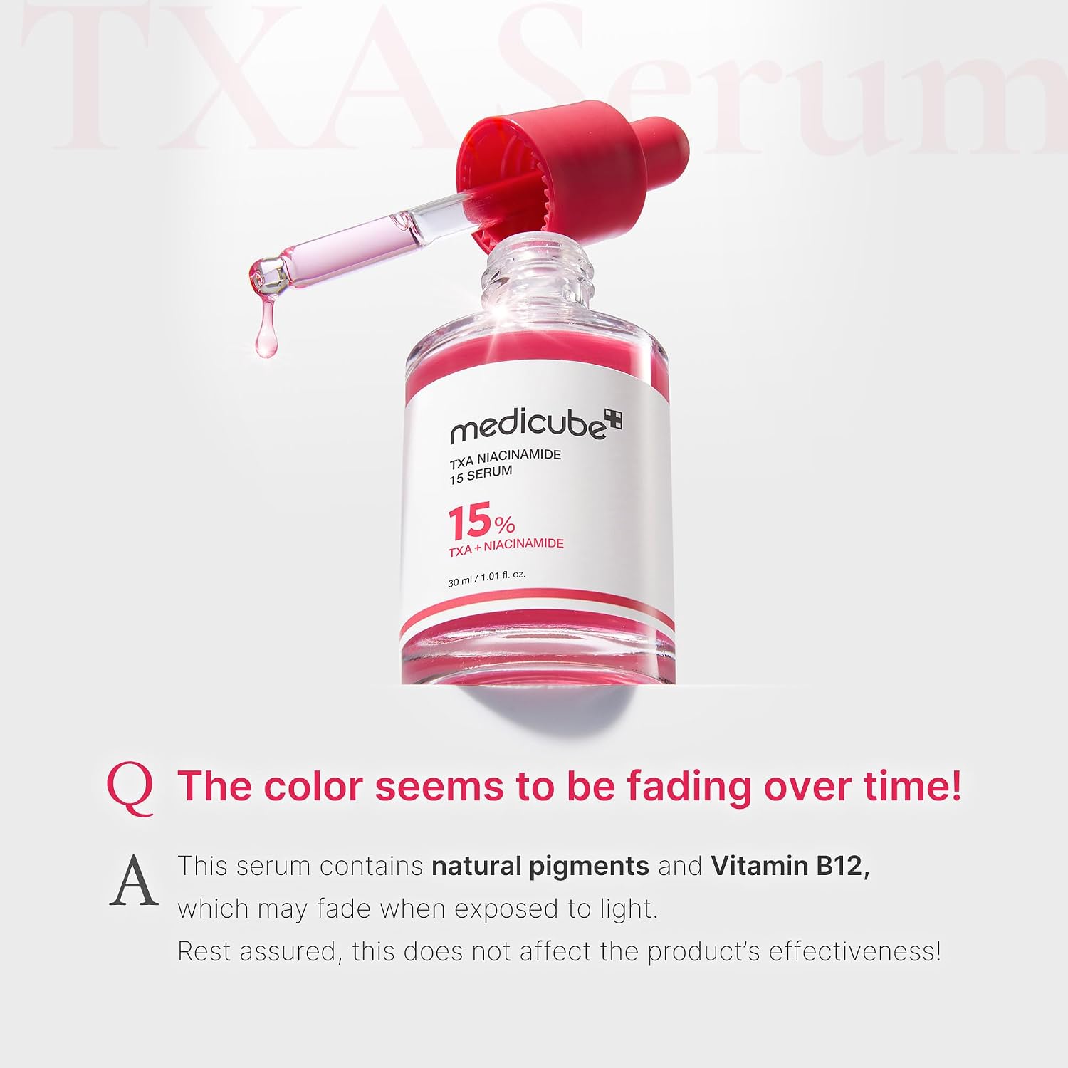Medicube Txa+Niacinamide 15% Glow Facial Serum For After Spot Care | All-In-One Daily Korean Skincare | Uneven Skin Tone, Texture, And Hydration Care | High-Potency Tranexamic Acid 5% | 1.01 Fl.Oz