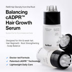 Refilled Cadpr Booster Plus Balancing Hair Growth Serum For Sensitive Scalp | Hair Density & Lightweight Moisture Scalp Care, Thin & Weak Hair, Non-Greasy With Built-In Scalp Massager