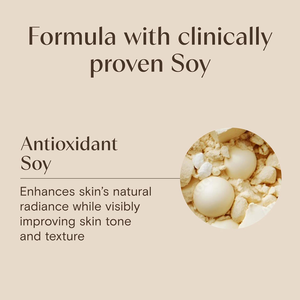 Aveeno Positively Radiant Brightening Facial Cleanser With Moisture Rich Soy Extract, Helps Even Skin Tone & Texture While Gently Lifting Away Dirt, Oil & Makeup, Sulfate-Free, 11 Fl. Oz