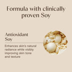 Aveeno Positively Radiant Brightening Facial Cleanser With Moisture Rich Soy Extract, Helps Even Skin Tone & Texture While Gently Lifting Away Dirt, Oil & Makeup, Sulfate-Free, 11 Fl. Oz