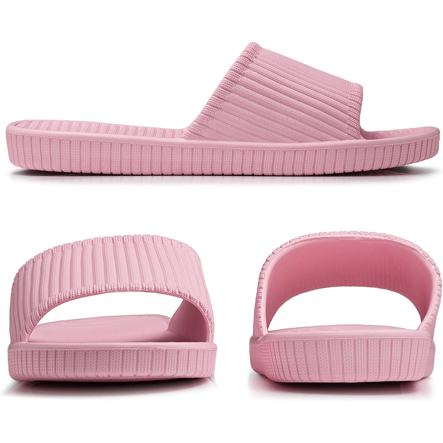 Happy Lily Shower Shoes, Women & Men’S Shower Slippers, Slides Sandals Pool Slides House Slippers Non-Slip Indoor Bathroom Shoes Beach Sandals