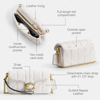 COACH Tabby Chain Crossbody Bag 19 With Quilting