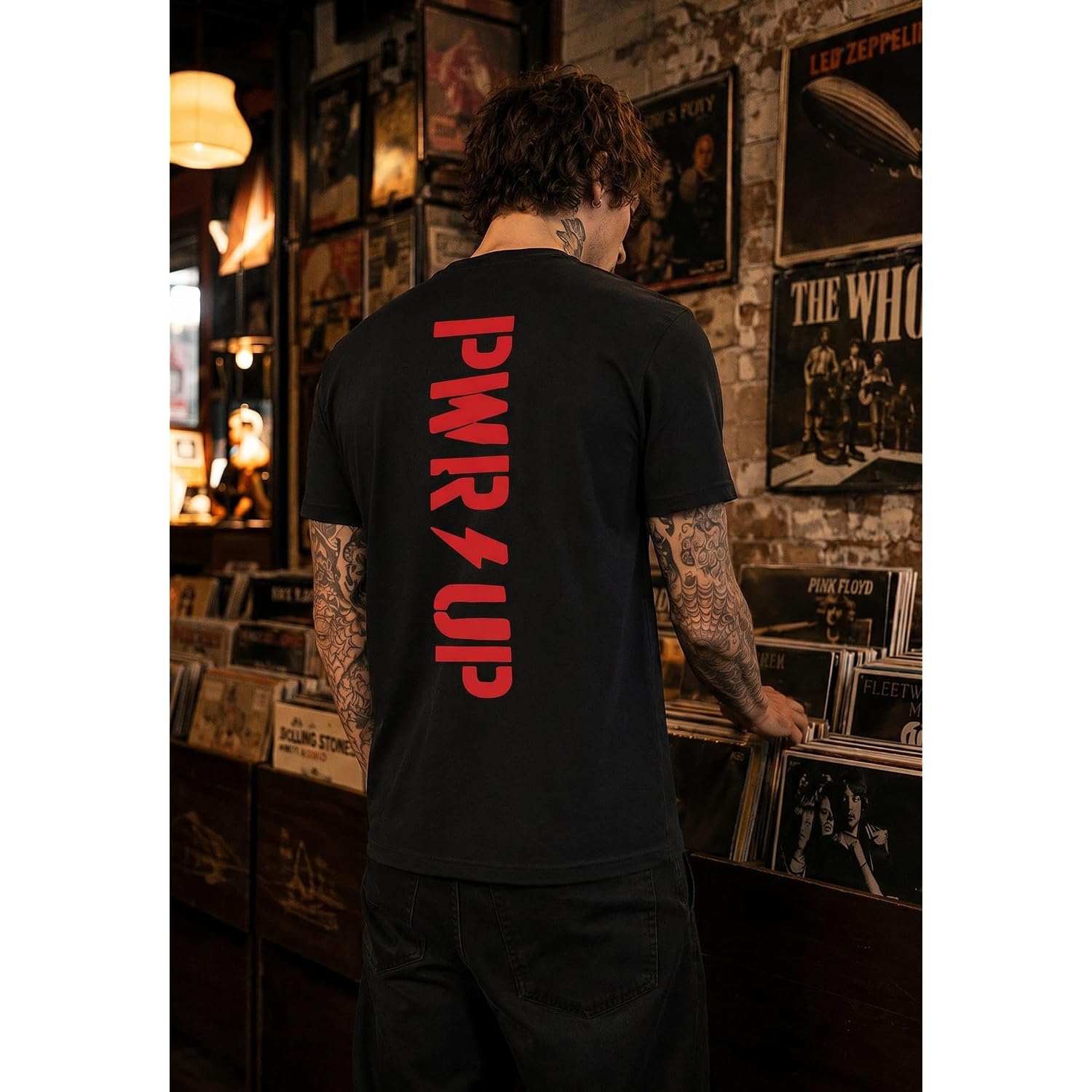 Tstars Ac/Dc Jagged Logo Band Power Up Tee For Men For Those About To Rock N Roll Shirt T-Shirt