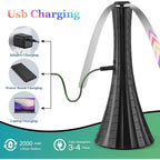 Fly Fans For Tables Rechargeable, Flies Fan To Keep Flies Away By Soft Blades, Food Fans For Camping, Picnic, Fishing, 4Pcs, Black，Party Essentials Picnic Accessories For Outside, 2000Mah