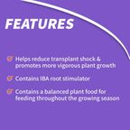 Bonide Garden Rich Root & Grow Root Stimulator & Plant Starter | 32 Oz Concentrate, 4-10-3 Fertilizer For Transplanting