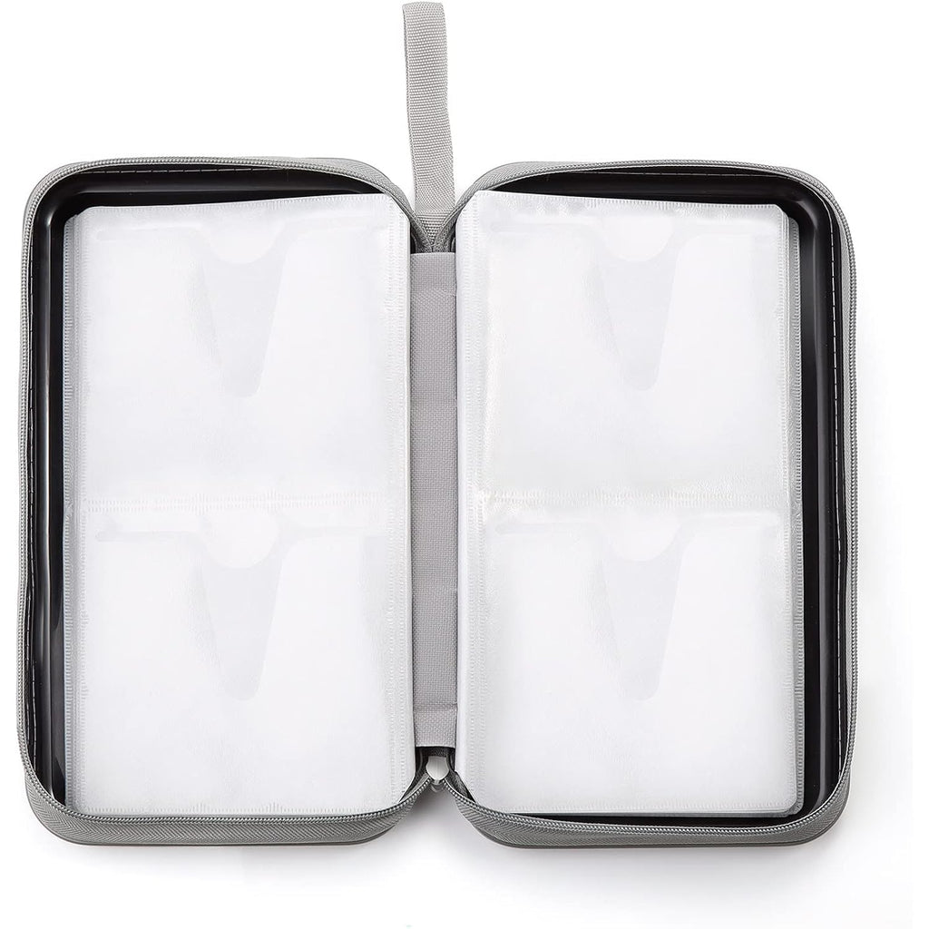 Uentip Cd Case,96 Capacity Hard Plastic Dvd Case Holder For Car Home Travel | Cd Dvd Storage,Zipper Closure,Scratch-Resistant Sleeves,Stay Away Dust And Damp,Storage Music Video Gaming Discs Blu-Ray