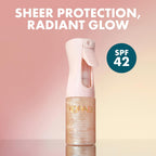 Kopari Rose Gold Sunglaze Sheer Body Mist Sunscreen Spf 42, Infused With Shimmering Body Oil, Hydrating Mist, Hydrates, Brightens, Makeup Friendly, Gives Skin A Glowy Finish, Lightweight,