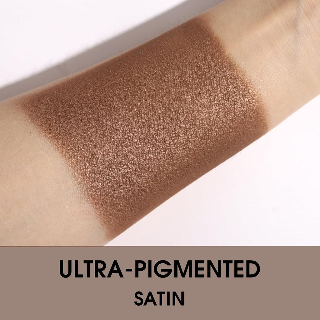 Ucanbe Tapestry Taupe Single Eyeshadow Palette, Highly Pigmented Shimmer Eye Shadow Powder, Professional Long-Lasting Waterproof Makeup Palette