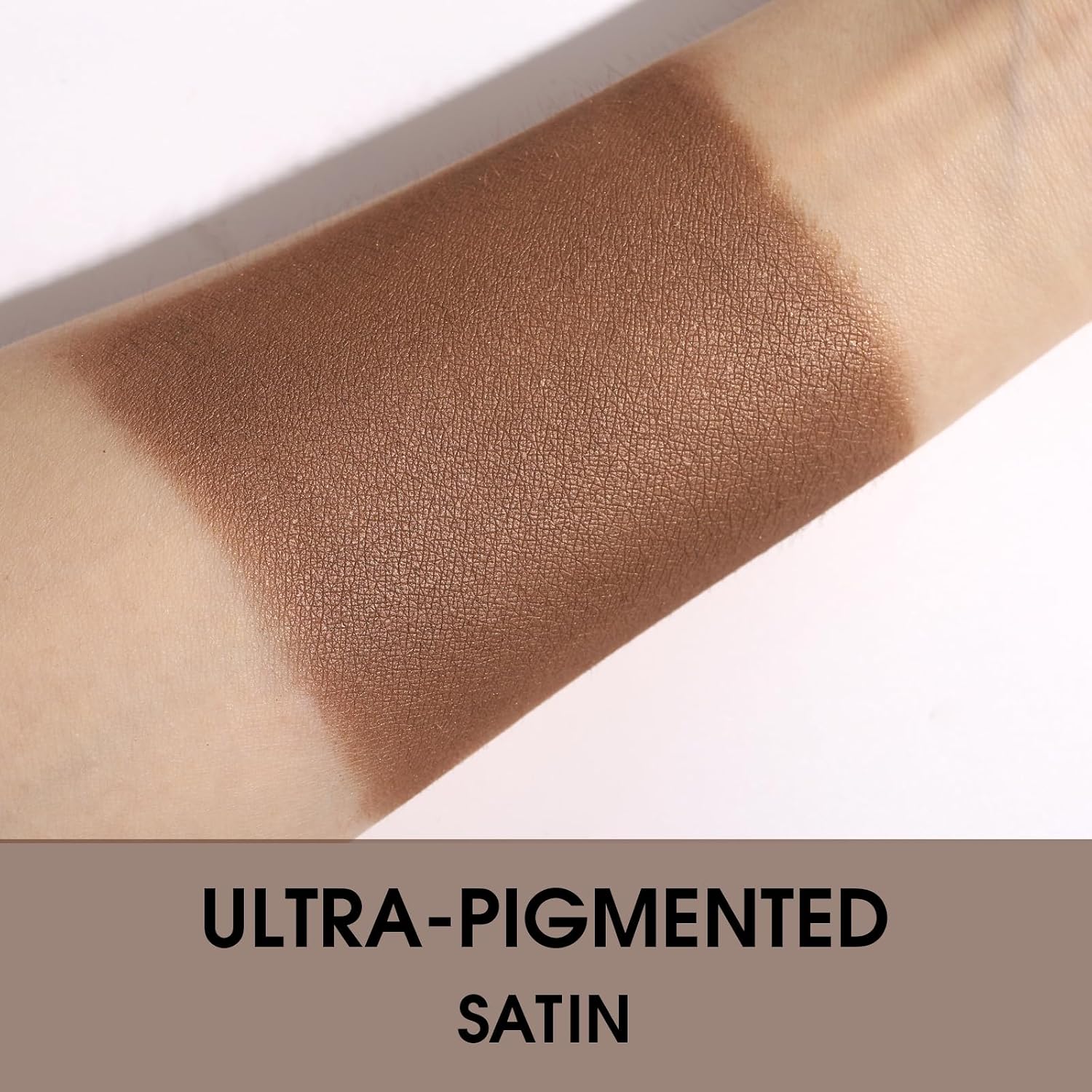 Ucanbe Tapestry Taupe Single Eyeshadow Palette, Highly Pigmented Shimmer Eye Shadow Powder, Professional Long-Lasting Waterproof Makeup Palette