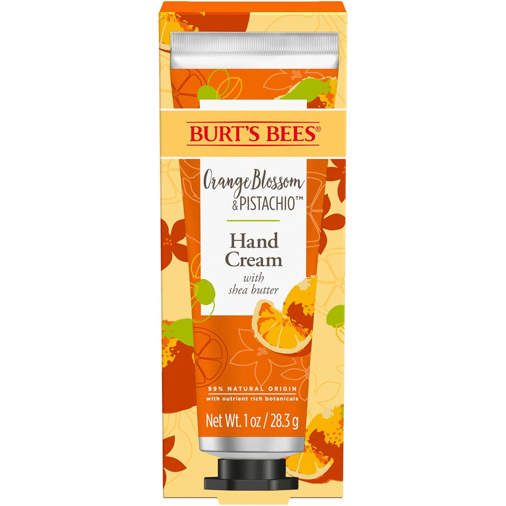 Burts Bees Orange Blossom & Pistachio Hand Cream with Shea Butter, 1 Oz (Package May Vary)