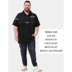 Men'S Big And Tall Polo Shirts Upf 50+ Casual Work Quick Dry Short Sleeve Collared Golf Shirt（Xl-8Xl）