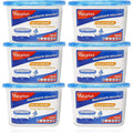 Vacplus Moisture Absorber, 10.5 Oz, Strong Absorption, Fragrance Free | Closet, Bathroom, Car, Odor Eliminator, Dehumidifier Bucket, 6 Pack