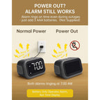 Super Loud Alarm Clock: 115Db Dual Alarms And 6 Alarm Sounds For Heavy Sleepers - Adult Shift Workers In Bedroom Or Daily Wake-Up Use - Gray