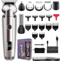 Hatteker Beard Trimmer For Men, Waterproof Hair Trimmer Electric Razor, Cordless Hair Clippers Shavers For Men, Shaving Kit For Nose Mustache Body Facial, Beard Grooming Kit 7 In 1