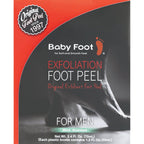 Baby Foot - Original Foot Peel Exfoliator For Men - Foot Peel Mask - Repair Rough Dry Cracked Feet and remove Dead Skin, Repair Heels and enjoy Baby Soft Smooth Feet 2.7 Fl. Oz. Mint Scented Pair