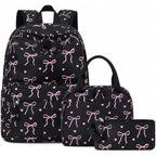 Backpack For Teen Girls Bookbags School Backpack With Lunch Box And Pencil Case 3 In 1 School Bags Set