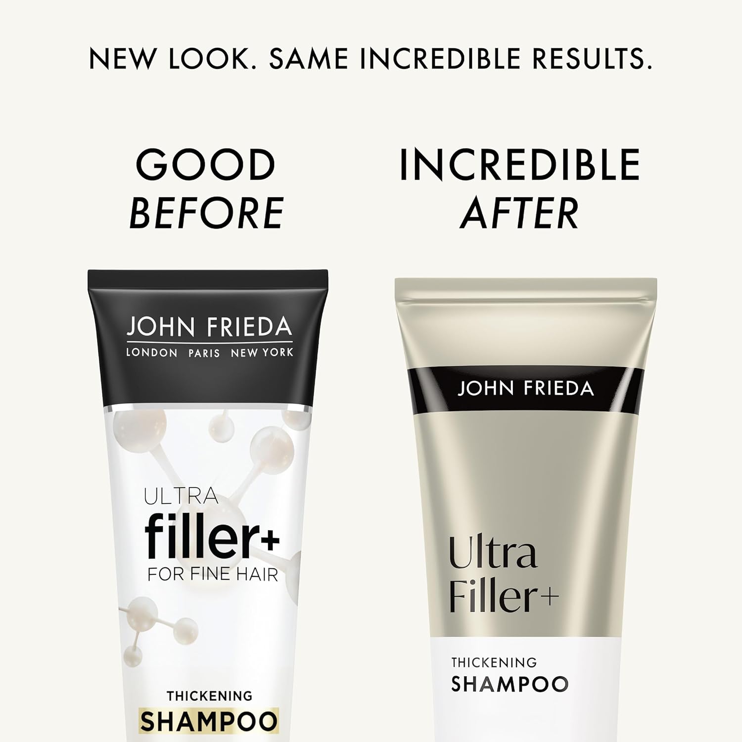 John Frieda ULTRAfiller+ Thickening Shampoo for Thinning & Fine Hair, Volumizing Shampoo with Biotin & Hyaluronic Acid, 8.3 fl oz