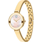 Movado Bold Bangles Women'S Watch - Swiss Quartz Movement, Stainless Steel Bangle, Adjustable - 3 Atm Water Resistance - Luxury Fashion Timepiece For Her - 28Mm
