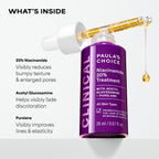 Paula'S Choice Clinical 20% Niacinamide Vitamin B3 Concentrated Face Serum, Anti-Aging Serum For Face, Treatment For Discoloration & Minimizing Large Pores, Fragrance-Free, 0.67Oz