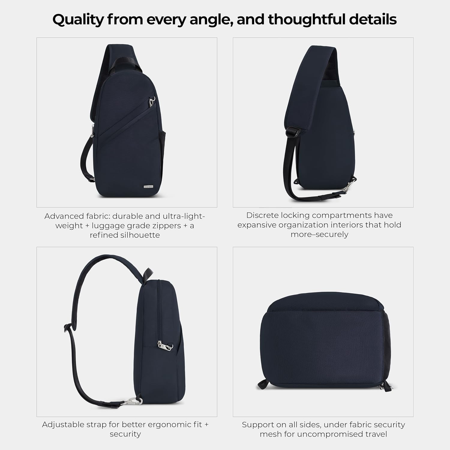 Travelon Anti-Theft Classic Sling Bag